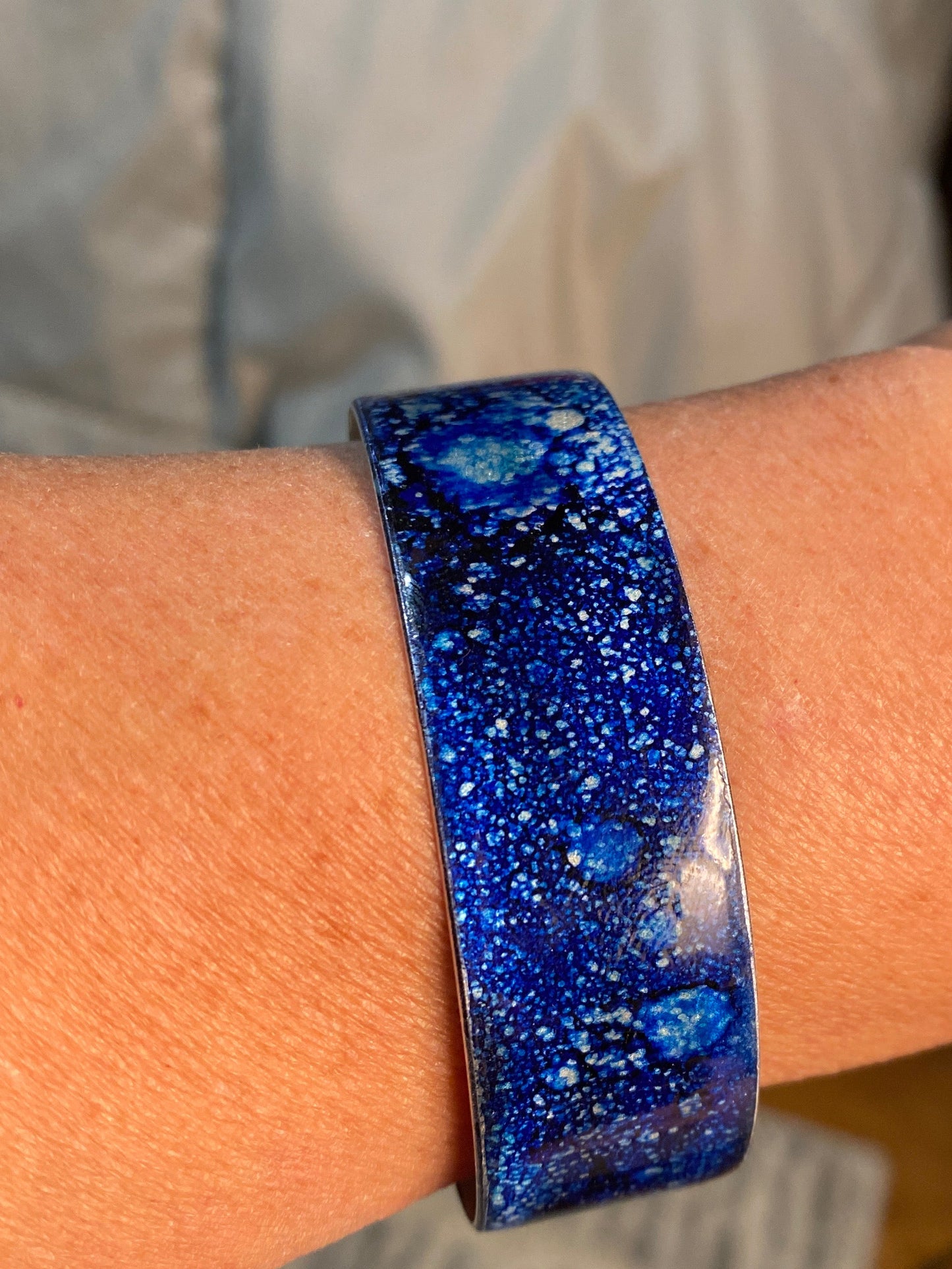 Aluminum Cuff (Blue Space)