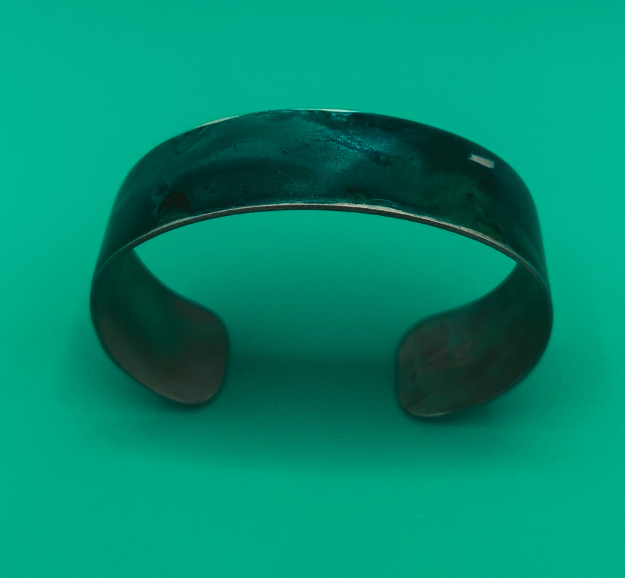 Copper Cuff (Dark Teal Green)