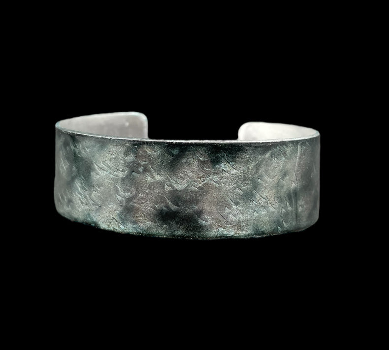 Aluminum Cuff (Silver/Black)