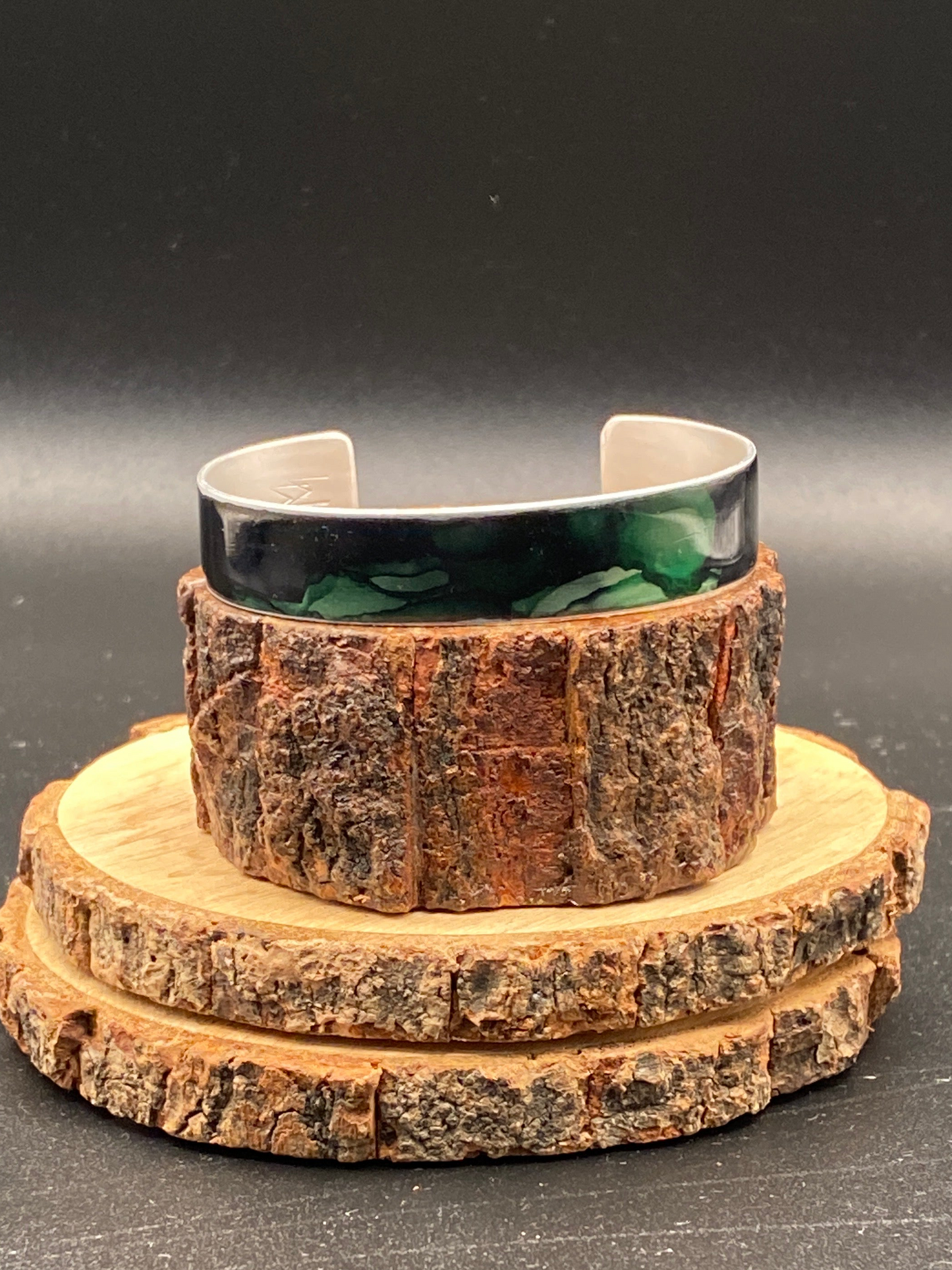 Aluminum Cuff (Dark Green)