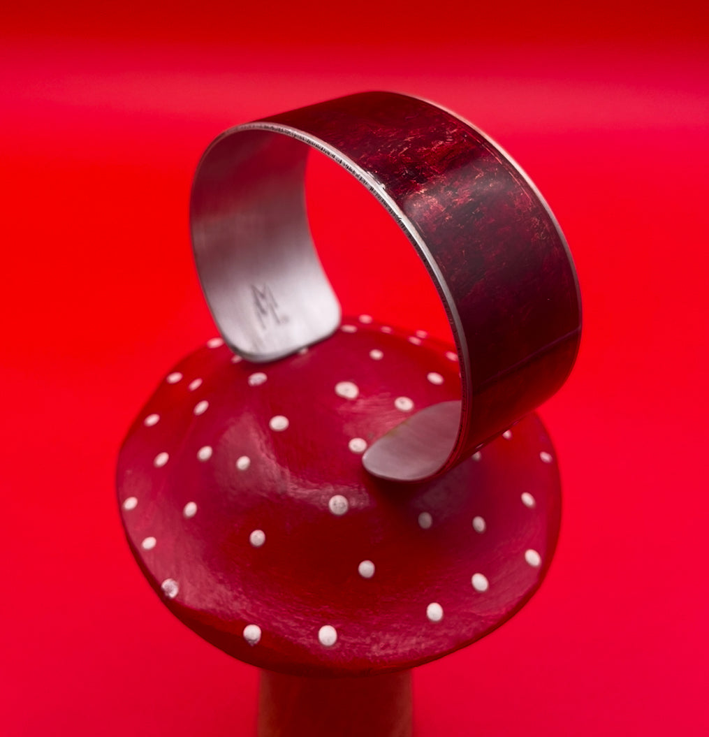 Aluminum Cuff (Blood Red)