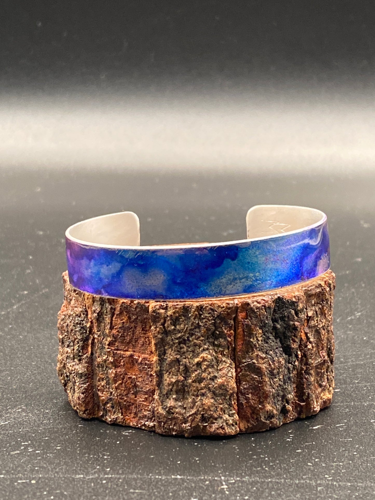 Aluminum Cuff (Sparkling Blue & Purple)