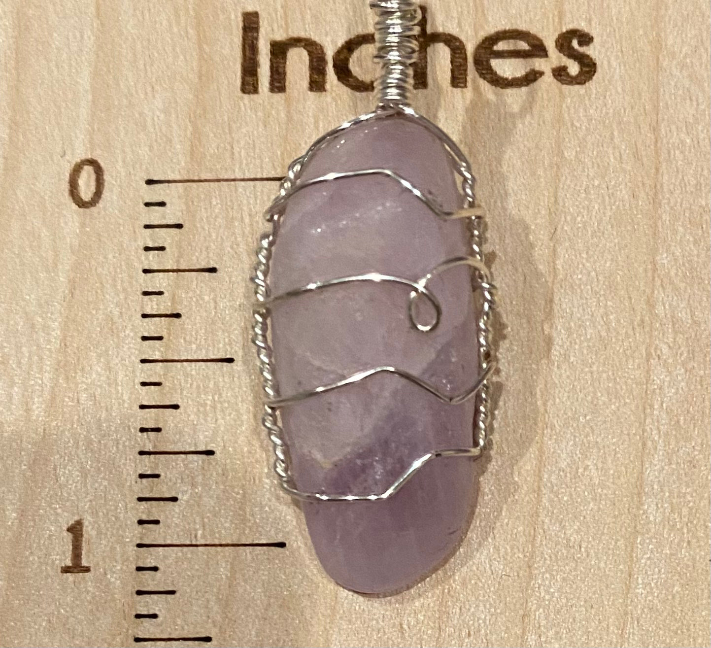 Wire Wrapped Gemstone “Kunzite”