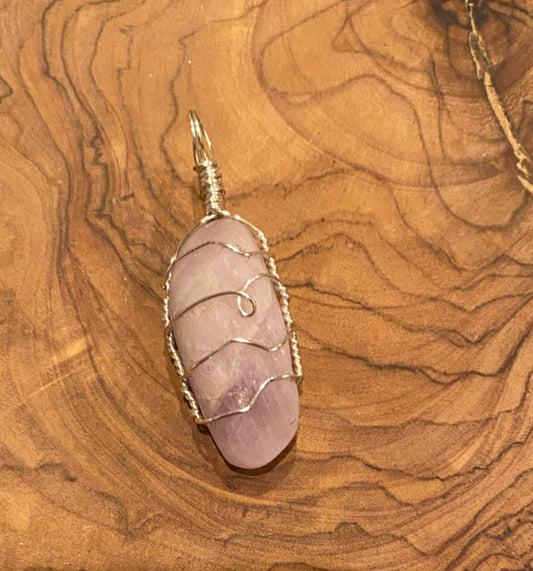 Wire Wrapped Gemstone “Kunzite”