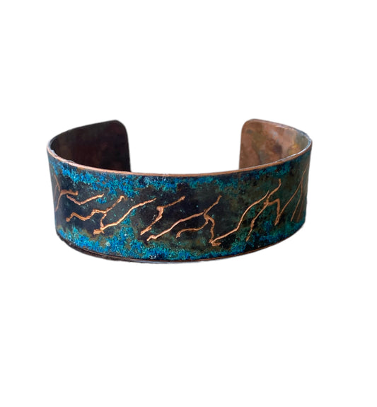 Patina Copper Bracelet