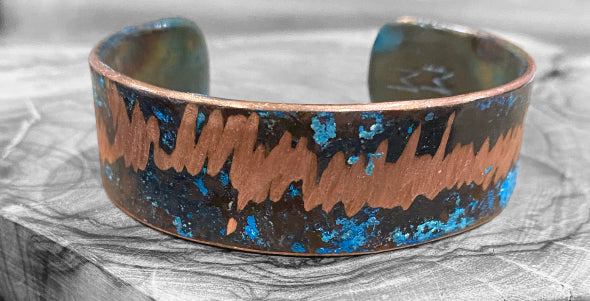 Patina Copper Bracelet
