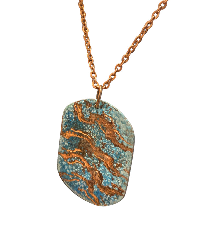 Patina Copper Necklace