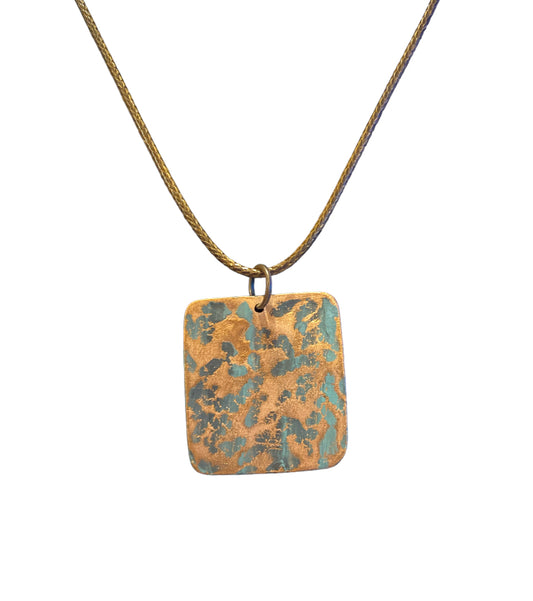 Patina Copper Necklace